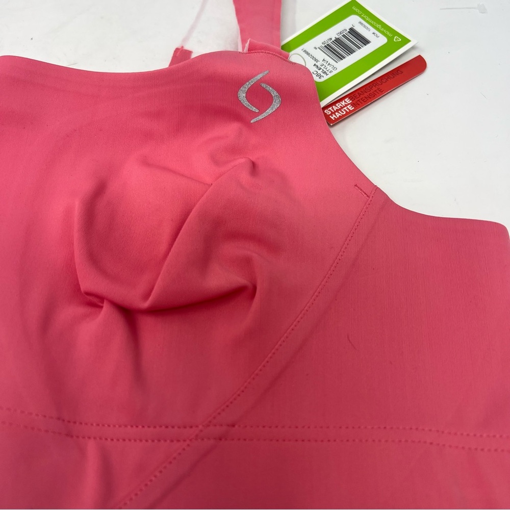 Moving Comfort Helena High Impact sports bra in Guava size 36C NWT - Picture 2 of 10